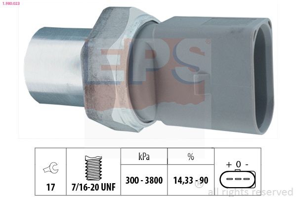 Druksensor airco EPS 1.980.023 EPS 1.980.023 Drukschakelaar airco Porsche CAYENNE 2024