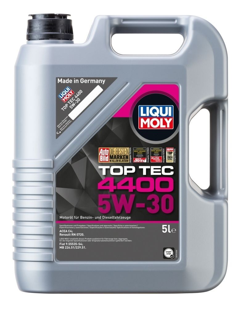 LIQUI MOLY Motorolje 3751 LIQUI MOLY 3751 originale Motorolje Talento Flatvogn lastebil/Chassis (296) hva koster
