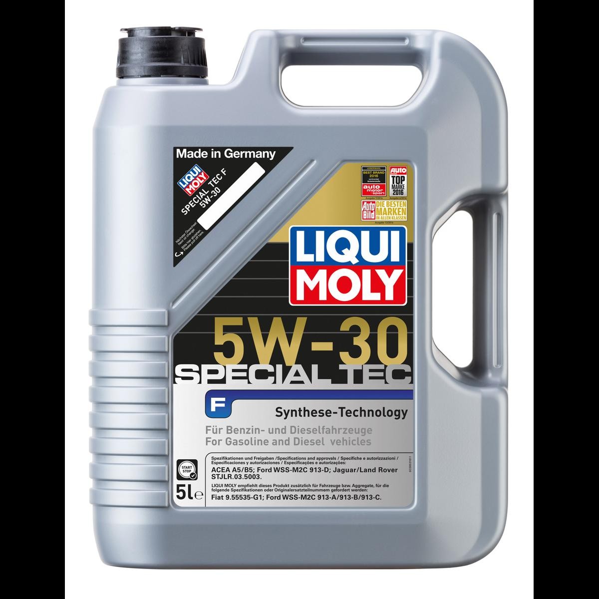Motoreļļa LIQUI MOLY 3853 LIQUI MOLY Special Tec, F 3853: Auto eļļas Land Rover DISCOVERY 2011