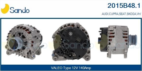 SANDO Alternatore 2015B48.1 2015B48.1 Dinamo SANDO Skoda