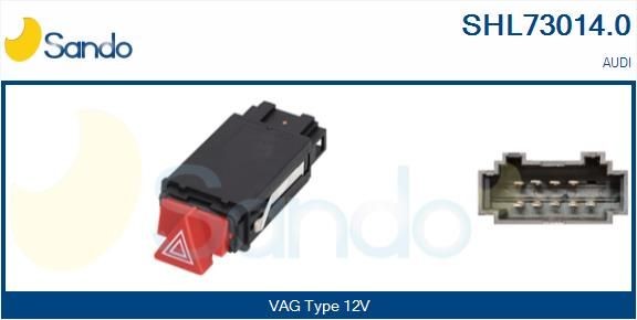 SANDO Varoitusvilkkukytkin SHL73014.0 SHL73014.0 SANDO Varoitusvilkkukytkin KIA