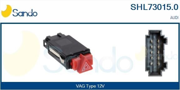 SANDO Interruttore, Lampeggiatore d'emergenza SHL73015.0 SHL73015.0 Interruttore, lampeggiatore d'emergenza VOLVO SANDO costo