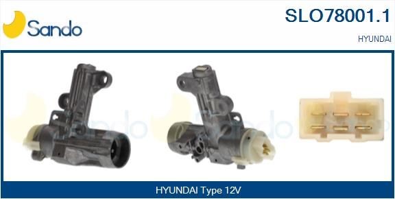 SANDO Stuurslot SLO78001.1 SANDO Ontstekingsschakelaar JEEP SLO78001.1