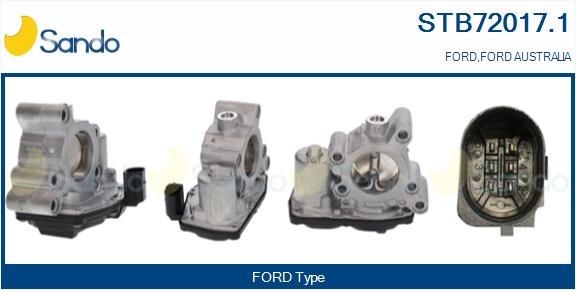 SANDO Drosselklappenstutzen STB72017.1 STB72017.1 Drosselklappe SANDO MITSUBISHI COLT