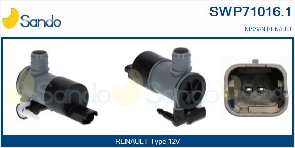 SANDO Spylepumpe SWP71016.1 Vindusspylerpumpe SANDO 159 SWP71016.1 billige