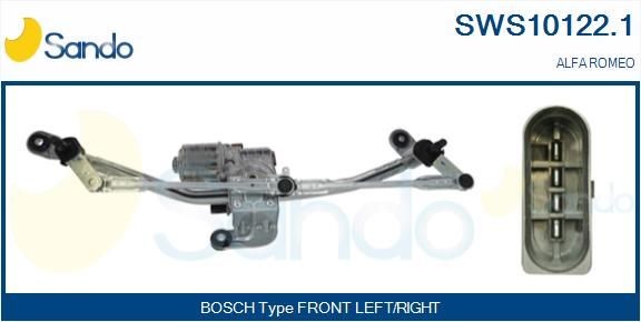 SANDO Vindusspyleranlegg SWS10122.1 SWS10122.1 SANDO Vindusviskermekanisme Mercedes-Benz billige