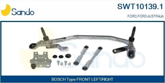 SANDO Viskertræk SWT10139.1 Vinduesvisker trækstang HONDA SANDO SWT10139.1