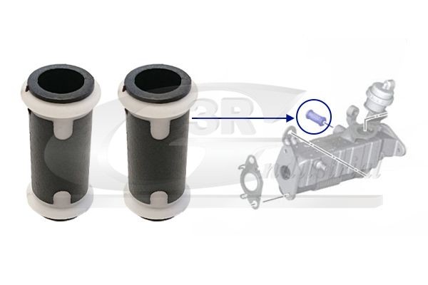 3RG Tubo, válvula do regulador de velocidade 19115 19115 Válvula egr BMW Série 6 3RG