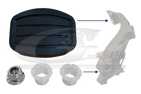 3RG Πεντάλ συμπλέκτη 24261 3RG 24261 Λάστιχο πεντάλ DS κόστος γνήσια