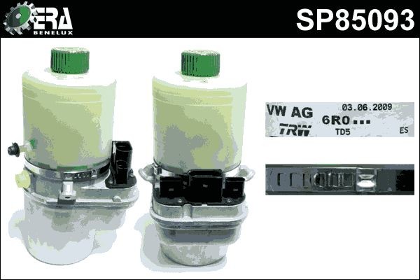 ERA Benelux Stuurbekrachtigingspomp SP85093 ERA Benelux SP85093 Stuurbekrachtigingspomp NISSAN 100 NX originele