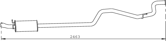DINEX Πίσω σιλανσιέ 32313 Καζανάκι εξάτμισης DINEX S-MAX 32313 φθηνά