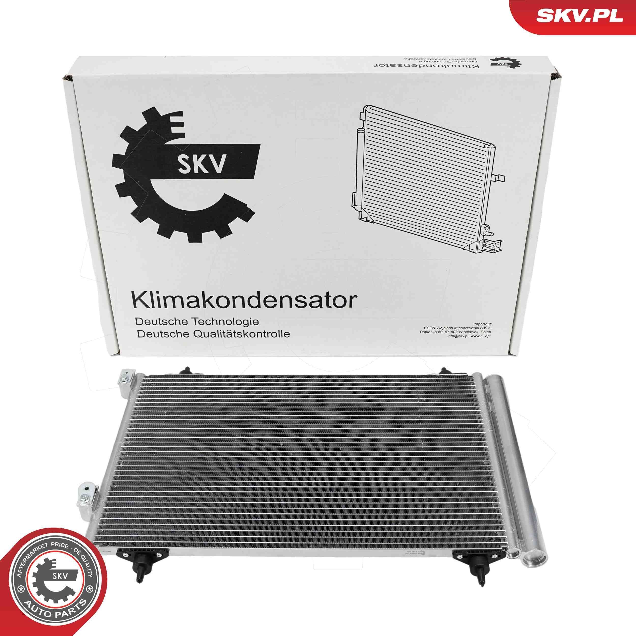 ESEN SKV Air conditioning condenser 86SKV002 ESEN SKV 86SKV002 Citroën C4 Coupe air conditioner condenser replacement