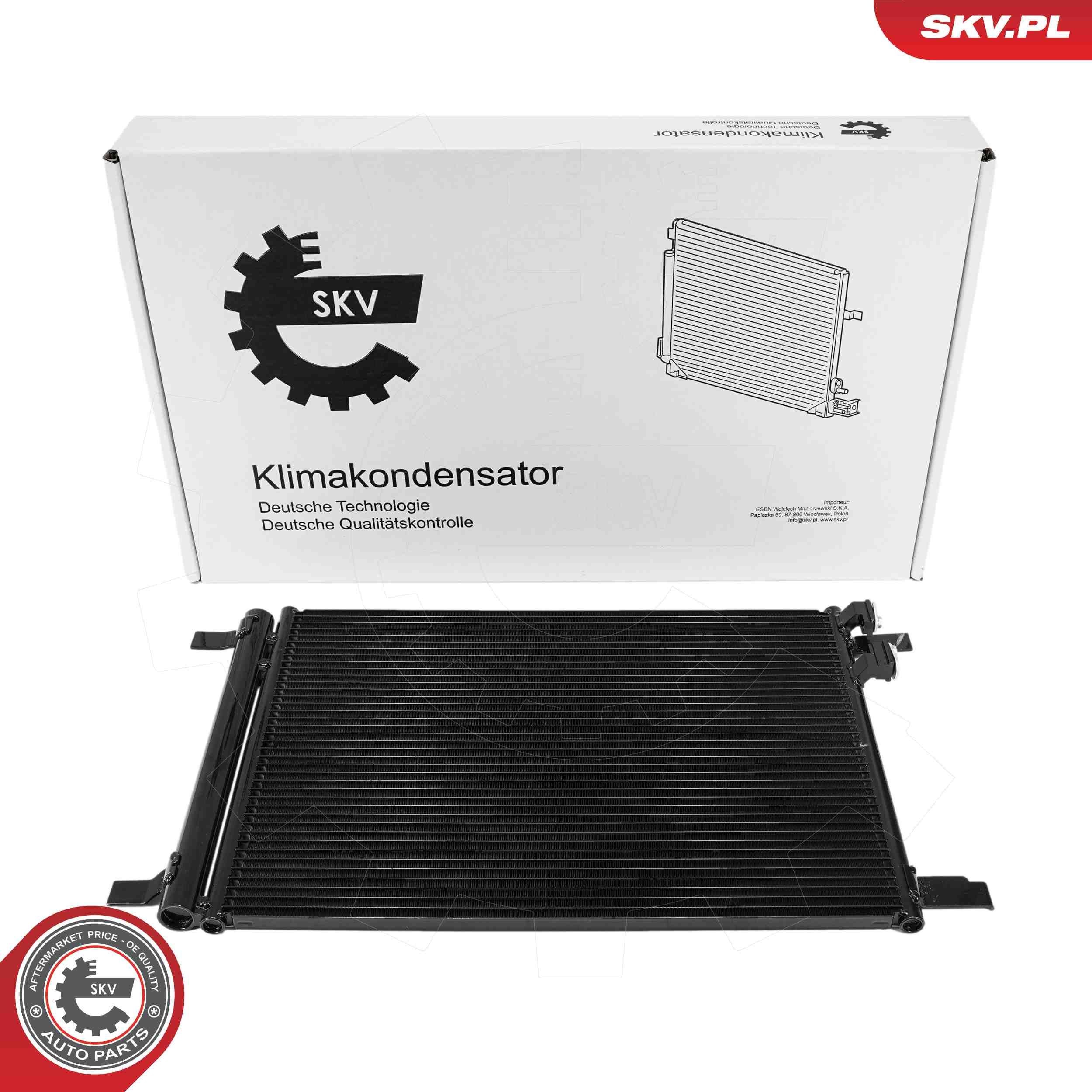ESEN SKV Condensor voor airco 86SKV006 86SKV006 Airco-condensor Volkswagen TOURAN ESEN SKV