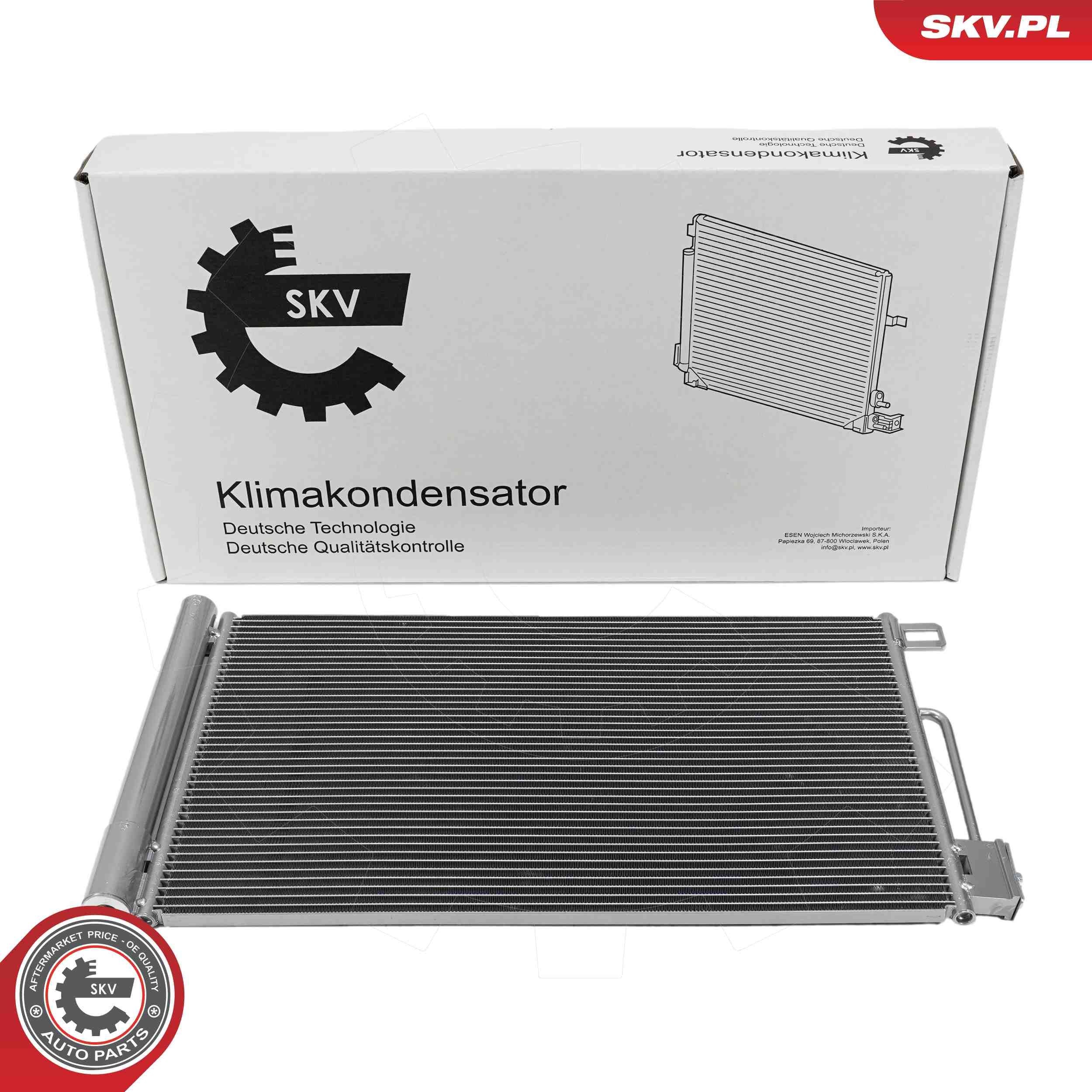 ESEN SKV Kondensator, klimaanlegg 86SKV009 ESEN SKV 86SKV009 Kondensator Citroen Nemo Van pris