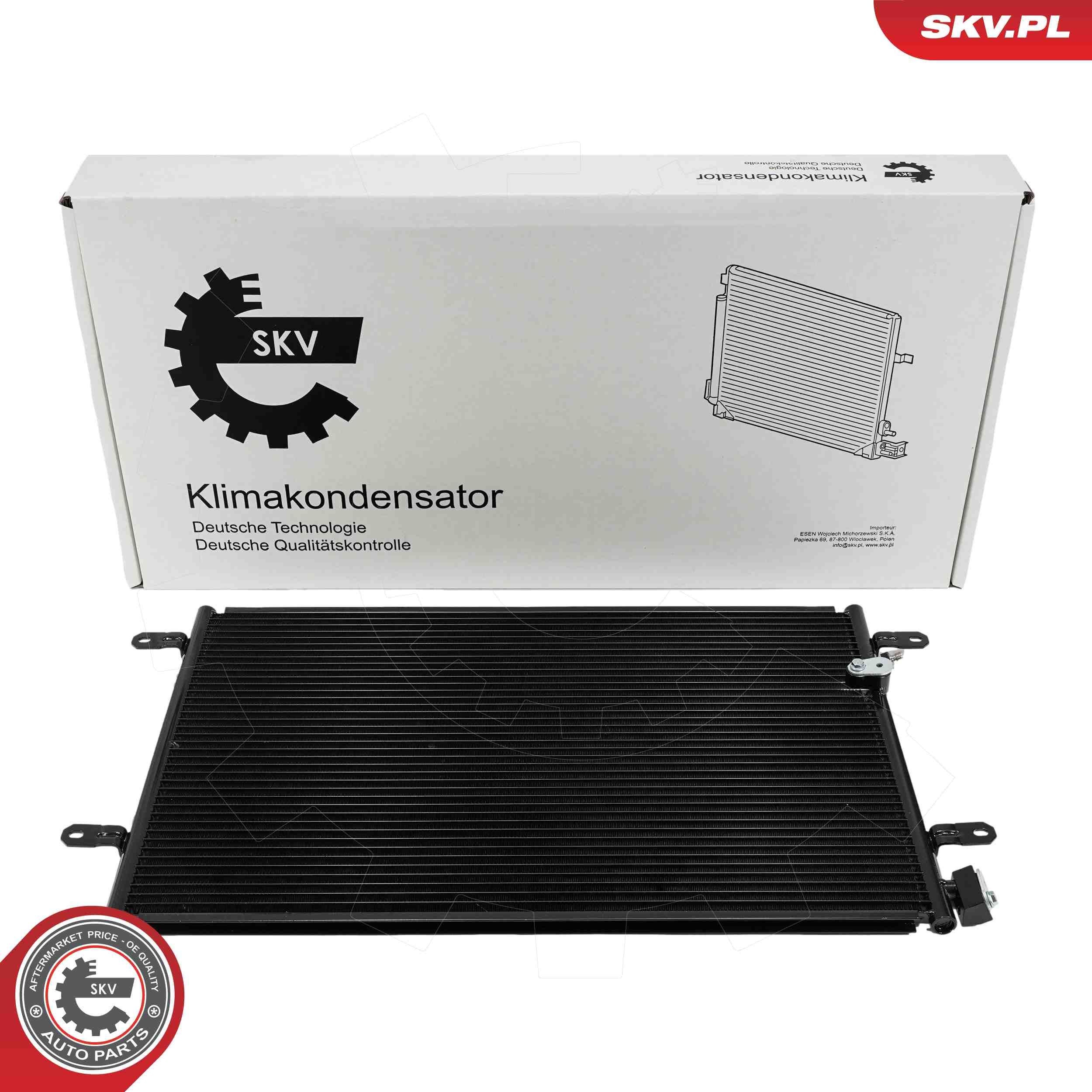 Klimakondensator ESEN SKV 86SKV038 ESEN SKV 86SKV038: Kondensator Klimaanlage Volkswagen CADDY 2003