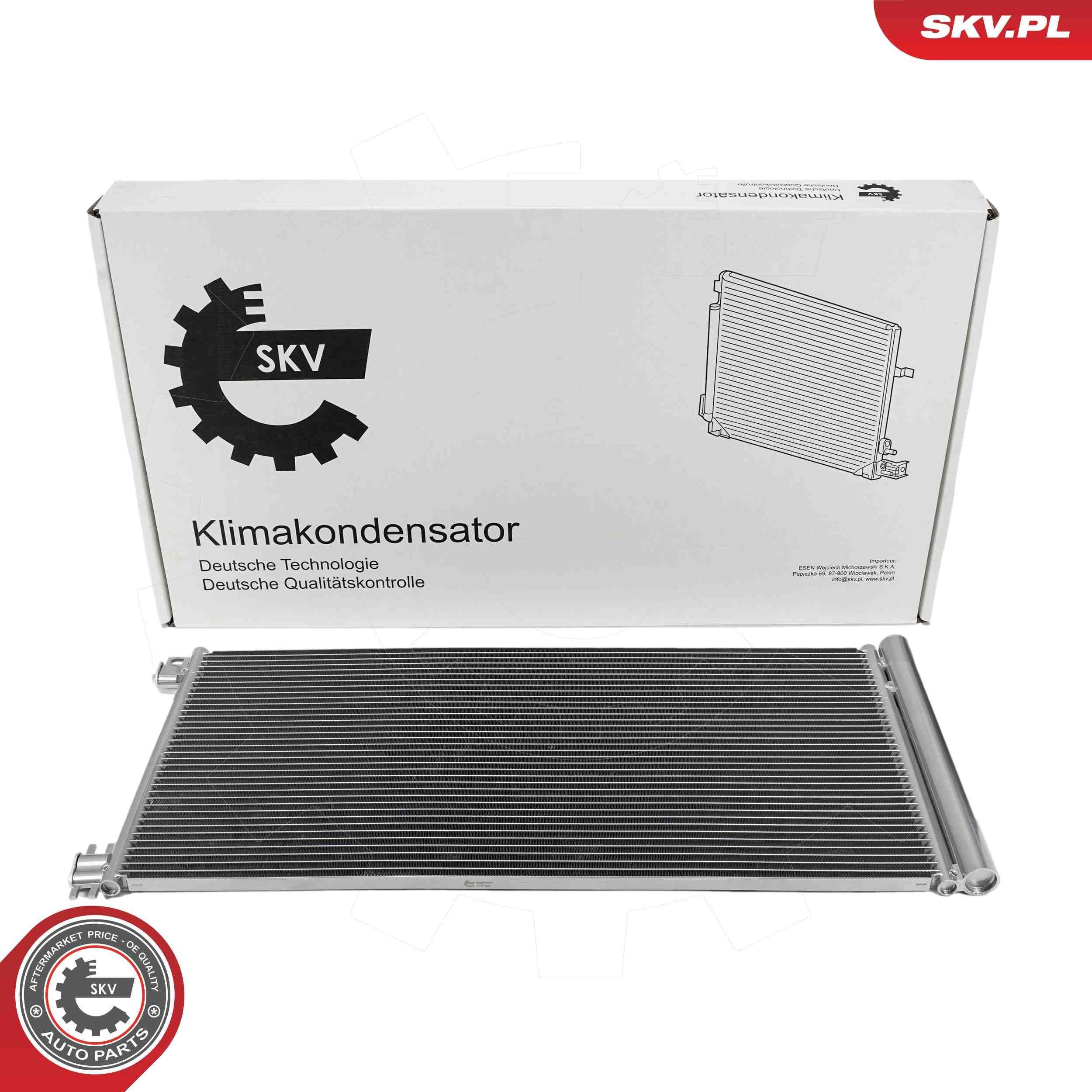 ESEN SKV Kondensor, klimatanläggning 86SKV041 Byta AC-kondensor OPEL Vivaro B Skåpbil (X82) kostnad ESEN SKV 86SKV041