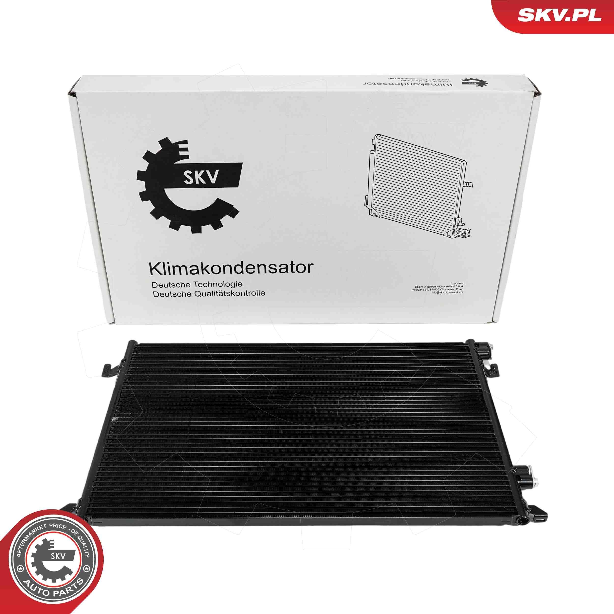 ESEN SKV Air conditioning condenser 86SKV076 ESEN SKV 86SKV076 Fiat Croma 194 ac condenser cost