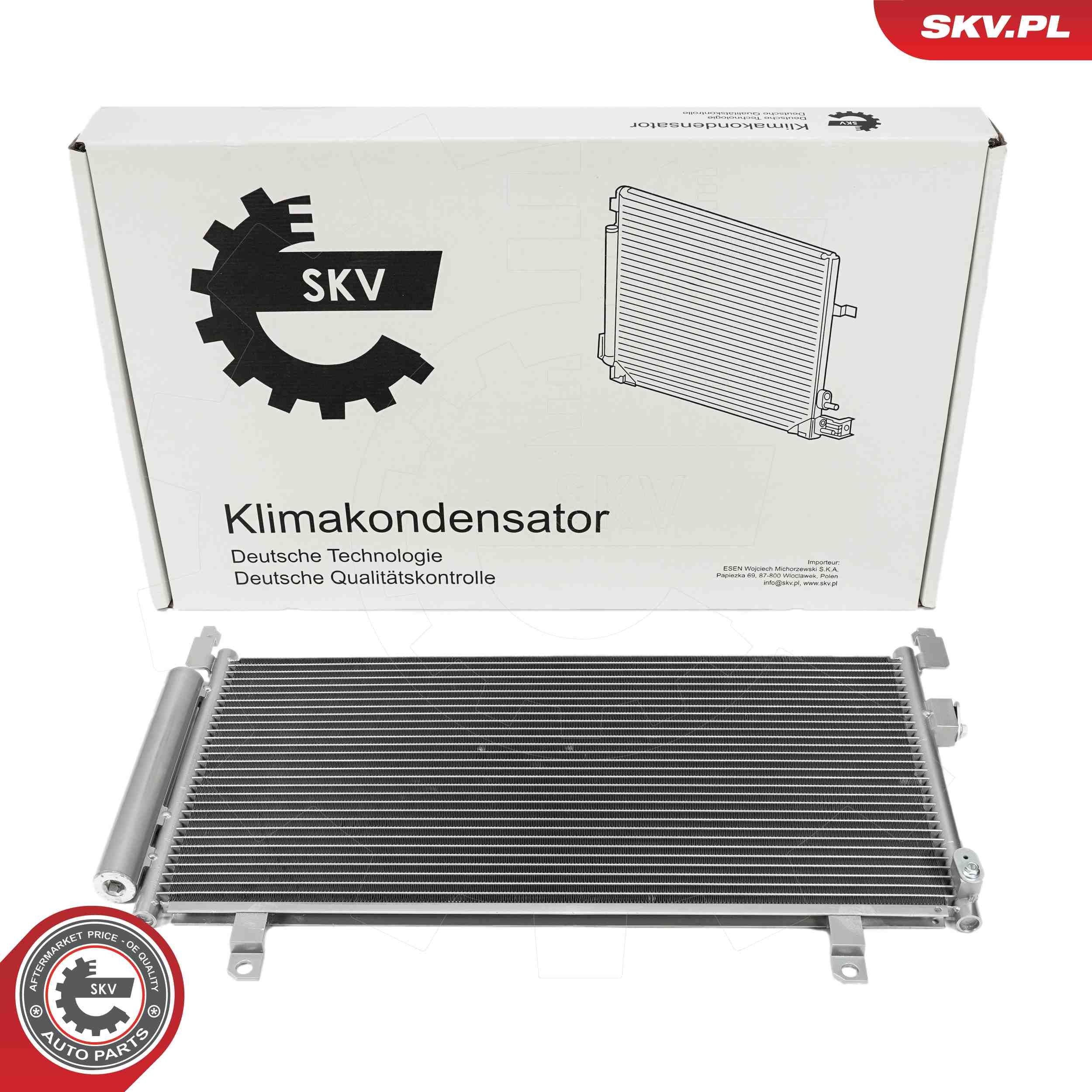 Condensor voor airco ESEN SKV 86SKV383 ESEN SKV 86SKV383: Airco-koeler Subaru FORESTER 2018