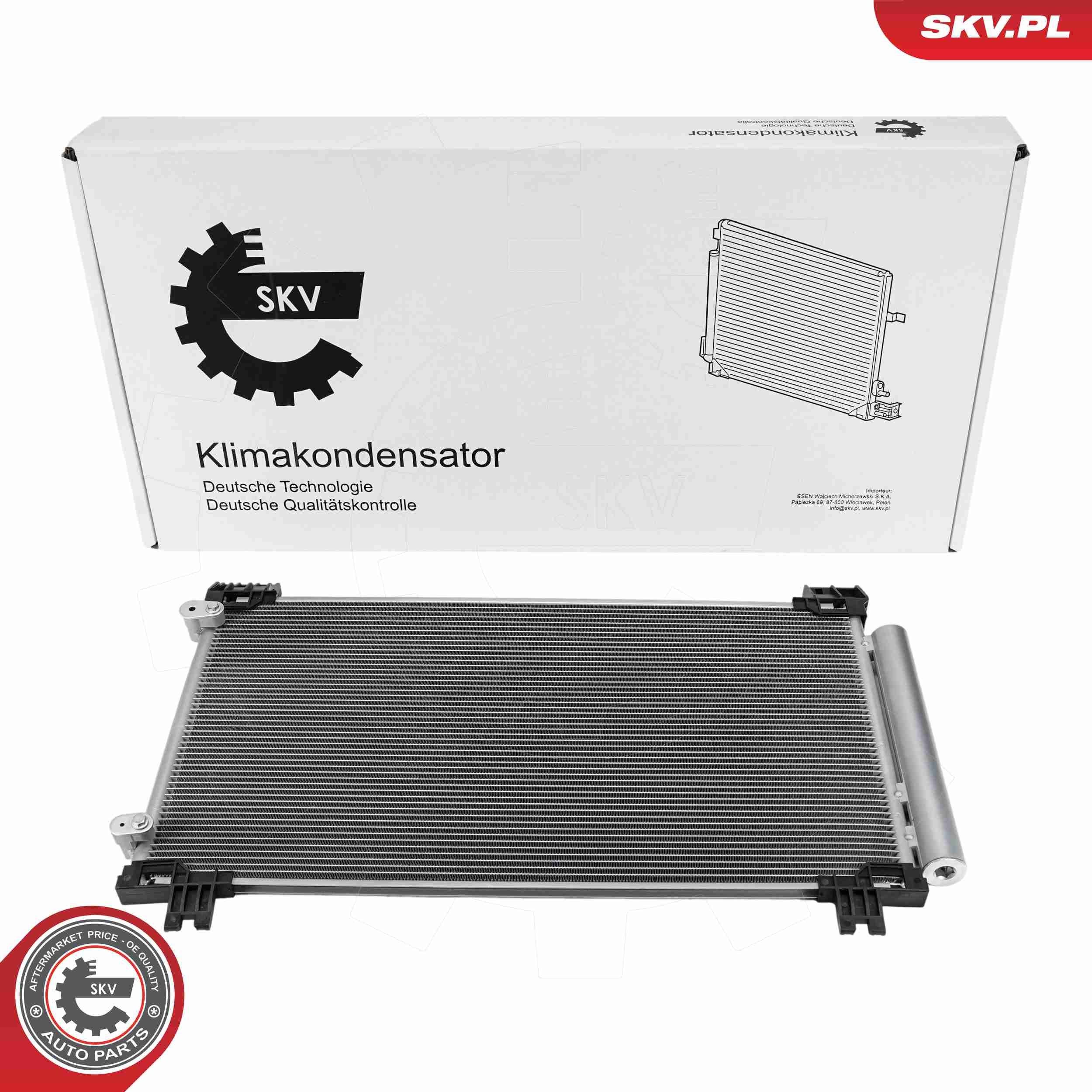 ESEN SKV Condensor voor airco 86SKV519 Volkswagen TOURAN Condensator, airconditioning ESEN SKV 86SKV519