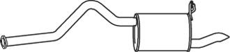 DINEX Bakre eksospotte 38331 38331 Sluttlyddemper HYUNDAI i10 DINEX