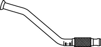 DINEX Tubo de escape 56111 DINEX 56111 Tubo de escape