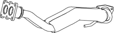 DINEX Σωλήνας εξάτμισης 74143 74143 Σωληνώσεις εξάτμισης Volkswagen TOURAN DINEX