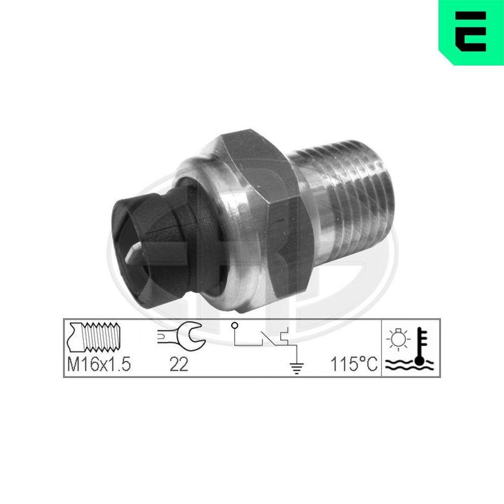 ERA Sensor, kølevæsketemp. 330156 Temperatursensor ERA Fiat 127 330156