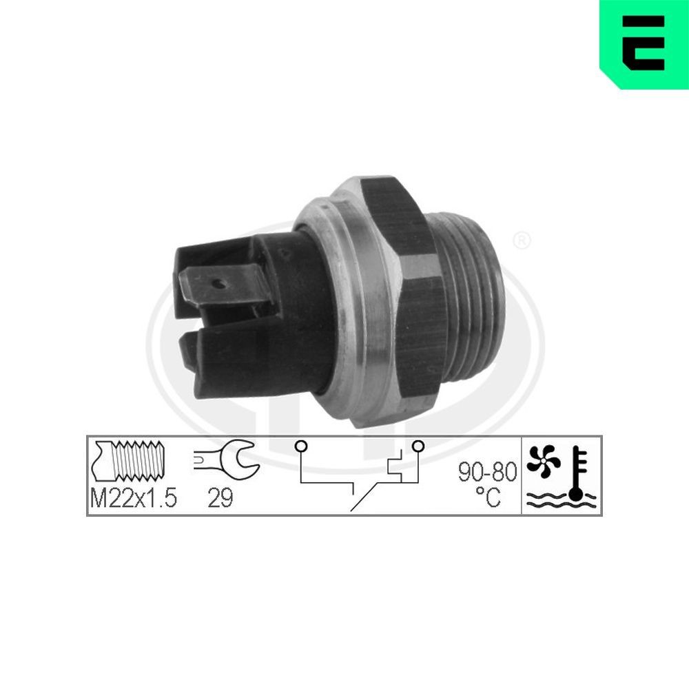 ERA Temperatuurschakelaar, radiateurventilator 330165 Thermoschakelaar radiateurventilator ERA EXEO 330165 goedkoop
