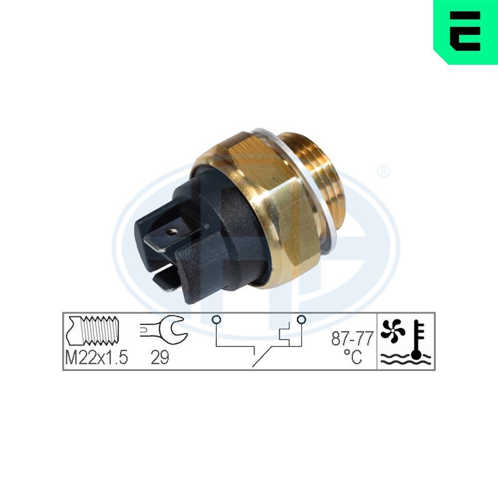 ERA Interruptor de temperatura, ventilador do radiador 330167 330167 Interruptor de temperatura ventilador do radiador RENAULT CLIO ERA