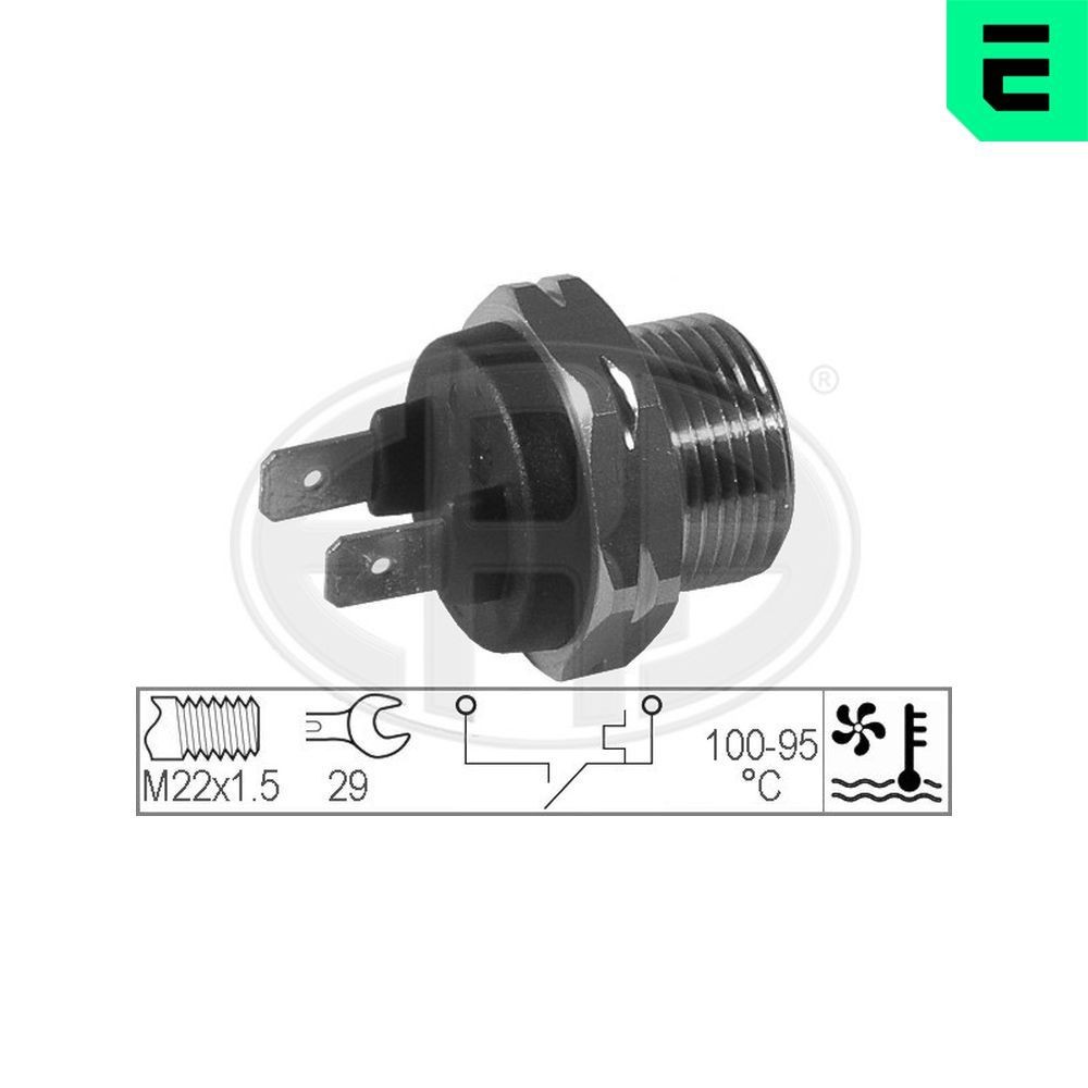 Teplotný spínač ventilátora chladenia ERA 330168 ERA 330168 Teplotný spínač ventilátora chladenia LAND ROVER FREELANDER 2010