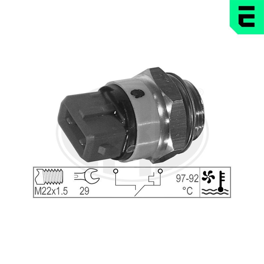 ERA Teplotný spínač ventilátora chladenia 330188 ERA 330188 Teplotný spínač ventilátora chladenia Mercedes-Benz GLK originálne