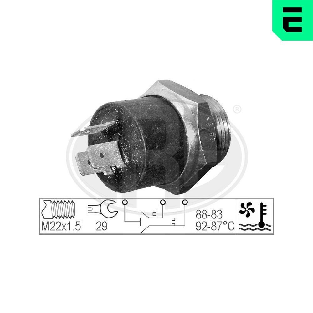 ERA Temperatuurschakelaar, radiateurventilator 330203 330203 Thermoschakelaar radiateurventilator ERA PEUGEOT 304