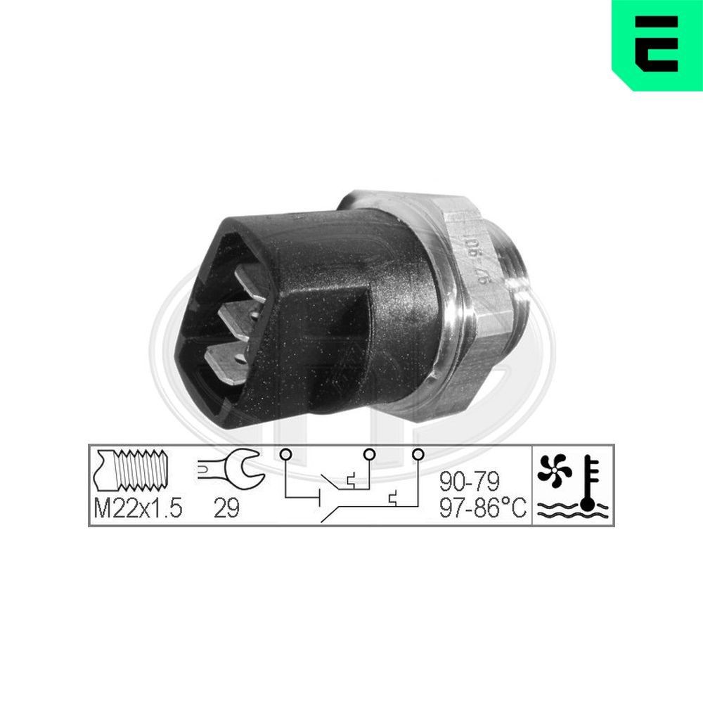 ERA Interruptor de temperatura, ventilador do radiador 330281 Interruptor de temperatura ventilador do radiador ERA SUPERB 330281 baratos