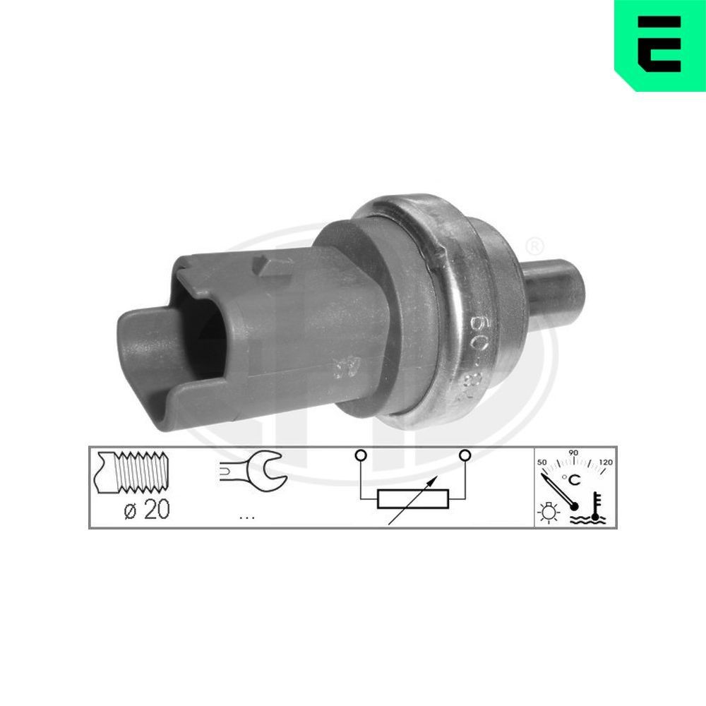 ERA Sensor, temperatura do líquido de refrigeração 330502 Sensor de temperatura da cabeça do motor ERA KA 330502 baratos
