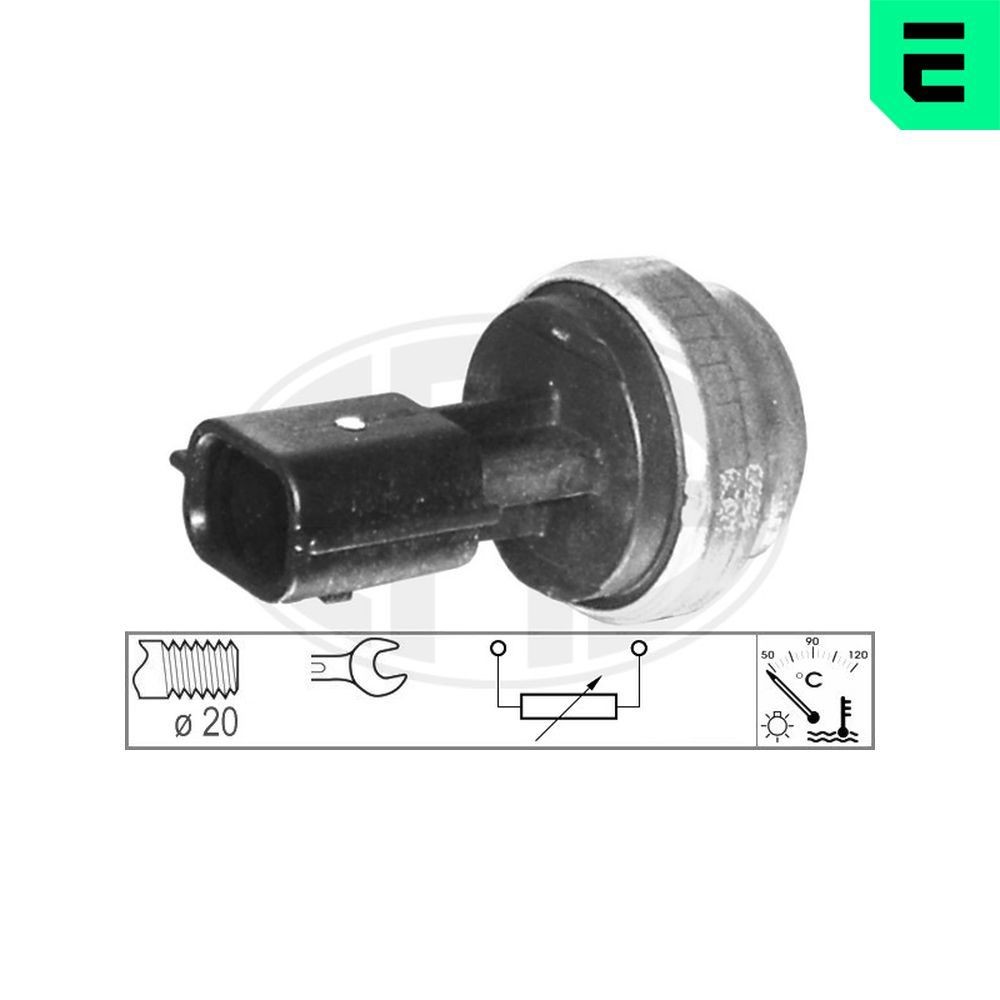 ERA Sensor, temperatura do líquido de refrigeração 330558 ERA 330558 Sensor de temperatura Renault Twingo 3 originais preço