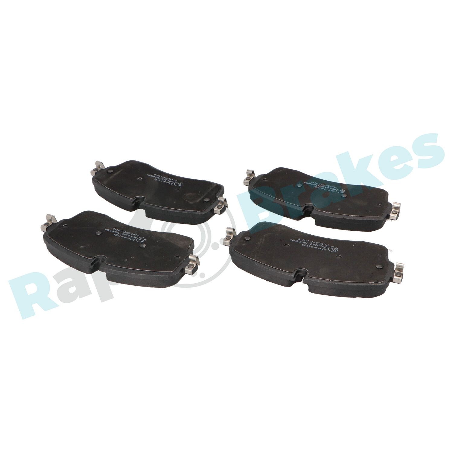 RAP BRAKES Τακάκια φρένων R-P1733 RAP BRAKES Τακάκια φρένων VOLVO R-P1733