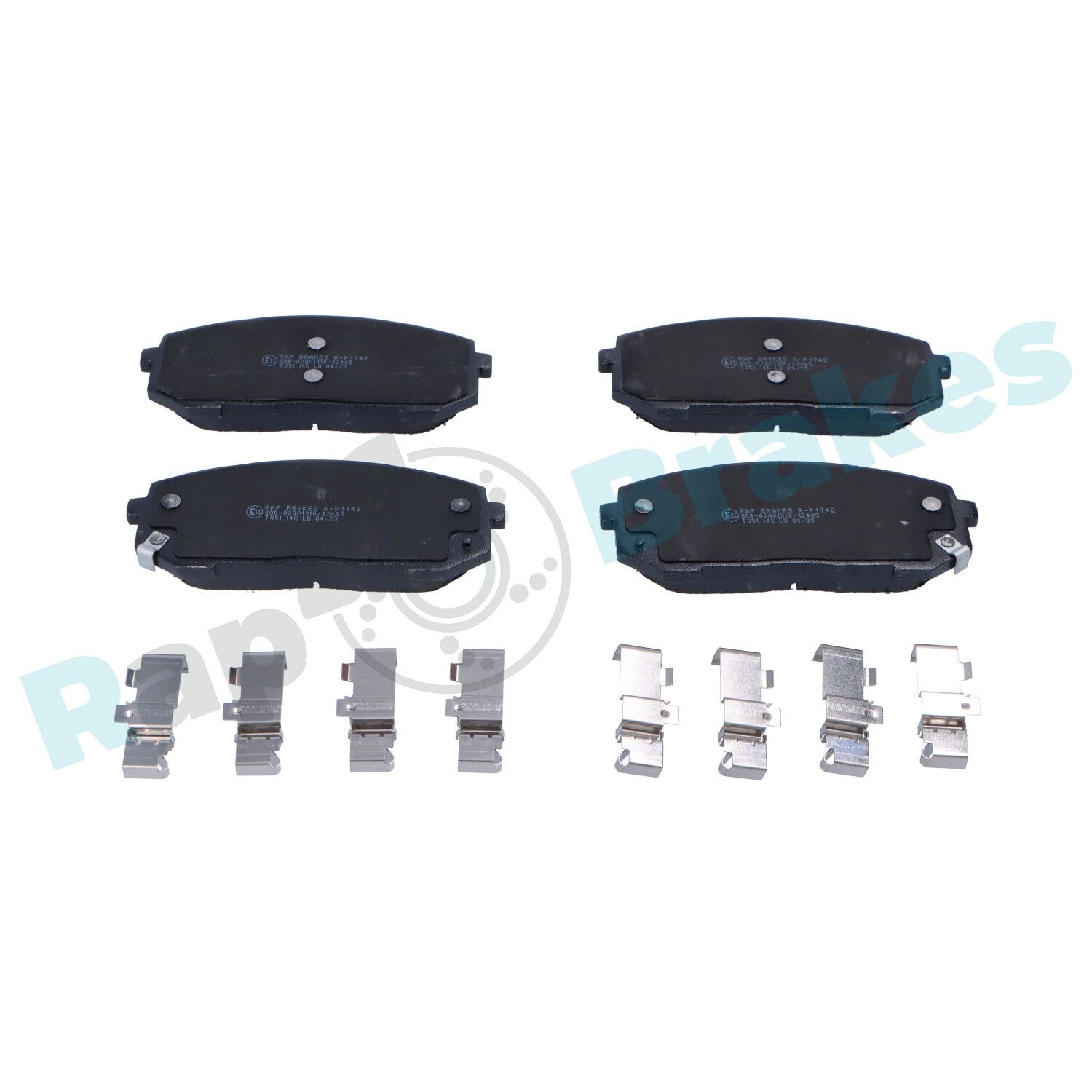 RAP BRAKES Brake pad set R-P1742 Hyundai i20 RAP BRAKES brake pads RP1742