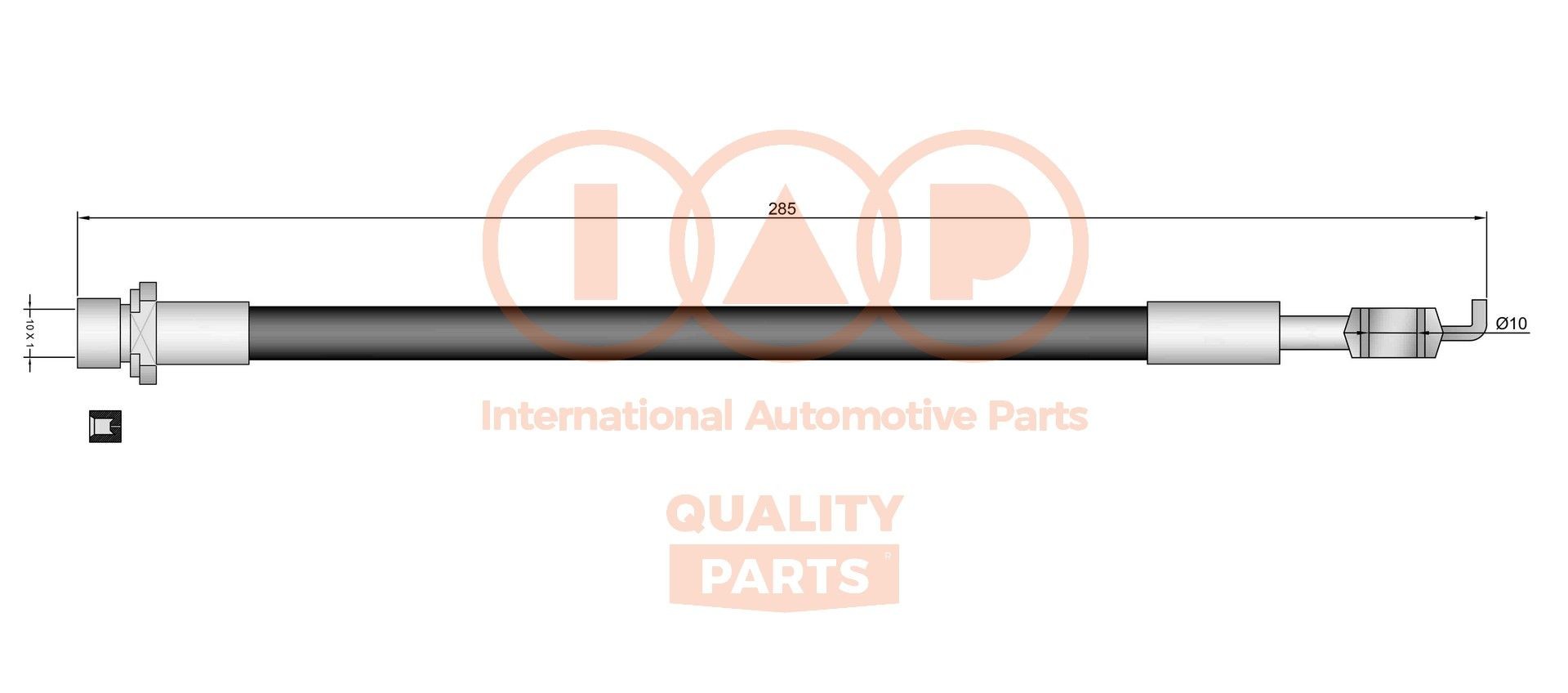IAP QUALITY PARTS Flexible de frein 708-17102 708-17102 Flexible de frein TOYOTA COROLLA IAP QUALITY PARTS