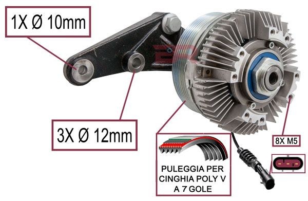 BOTTO RICAMBI Sidur, radiaatoriventilaator BRM8369 Sidur radiaatoriventilaator BOTTO RICAMBI Seat LEON BRM8369