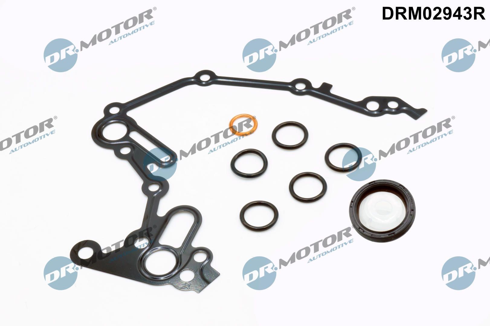Kit guarnizioni, Monoblocco DR.MOTOR AUTOMOTIVE DRM02943R DR.MOTOR AUTOMOTIVE DRM02943R Guarnizione carter Volkswagen GOLF 2020