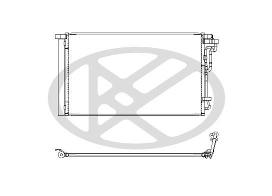KOYORAD Lauhdutin, ilmastointilaite CD811481 KOYORAD CD811481 Hyundai i30 III Farmari ilmastoinnin lauhdutin hinta