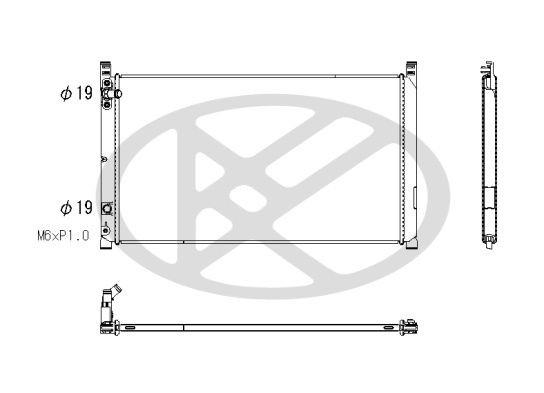 Radiador, arrefecimento do motor KOYORAD PL013875 KOYORAD PL013875 Radiador LEXUS IS 2019