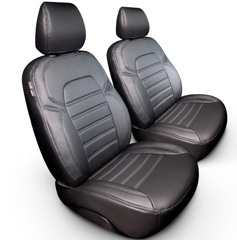 Otom Capas para bancos preto, Couro sintético, à frente Otom OT-49065NY Capas para bancos preto, Couro sintético, à frente acessórios PEUGEOT Boxer Camião de plataforma/Chassis (250) 2.2 BlueHDi 140cv