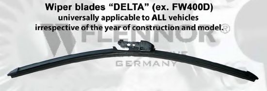 FLENNOR Μάκτρο καθαριστήρα FW530D Μάκτρο καθαριστήρα FLENNOR Fiat TIPO DELTA FW530D