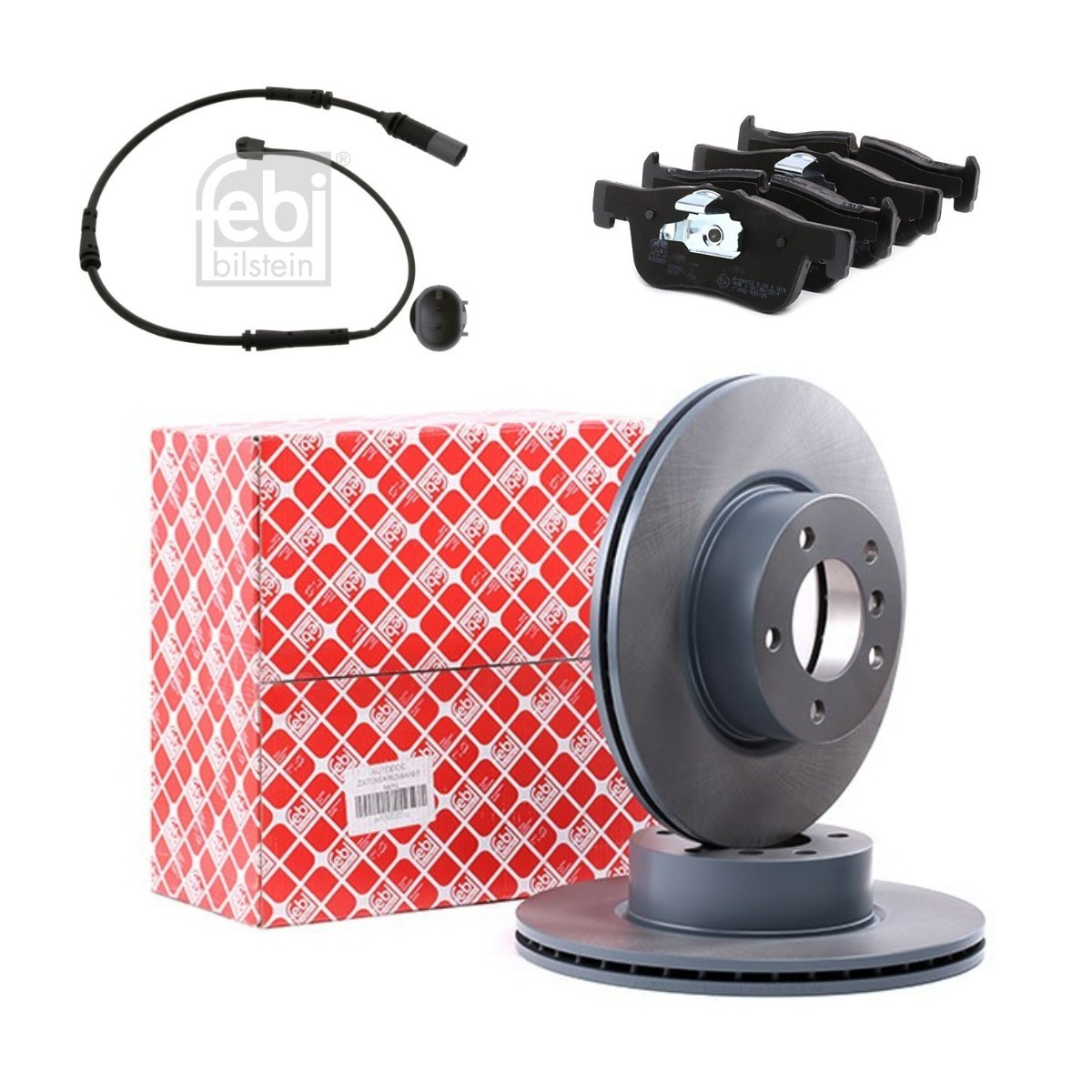 Remschijven en blokken FEBI BILSTEIN FBL3405N0201 FEBI BILSTEIN FBL3405N0201 Remschijven en blokken, set vóór en achter BMW 1-serie 2019