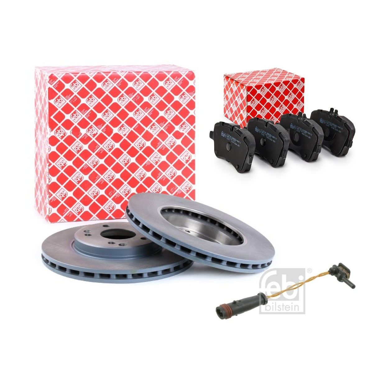 Disques et plaquettes de freins FEBI BILSTEIN FBL3405N0202 FEBI BILSTEIN FBL3405N0202 Disque et plaquette de frein avant et arrière Mercedes-Benz Classe C 2000