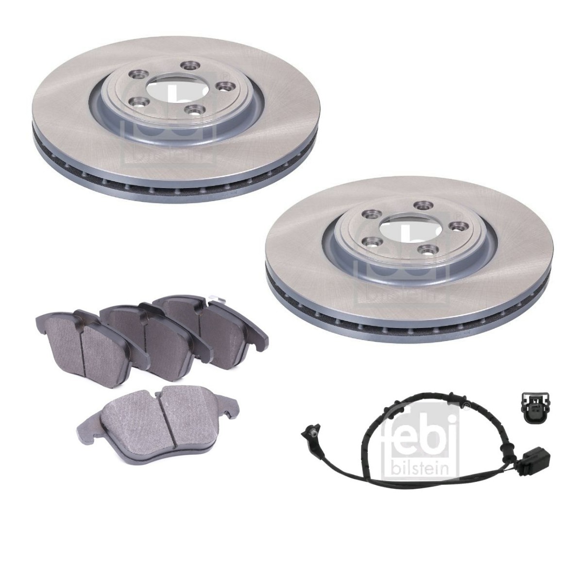 FEBI BILSTEIN Bremseskiver og klodser FBL3405N0285 FEBI BILSTEIN FBL3405N0285 Bremseskiver og klodser JAGUAR XE (X760) 2.0 D AWD 241 HK 2020