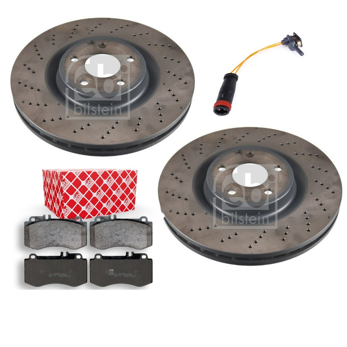 Bremžu komplekts, Disku bremzes FEBI BILSTEIN FBL3405N0319 FEBI BILSTEIN FBL3405N0319: Bremžu komplekts Mercedes CLS 2021