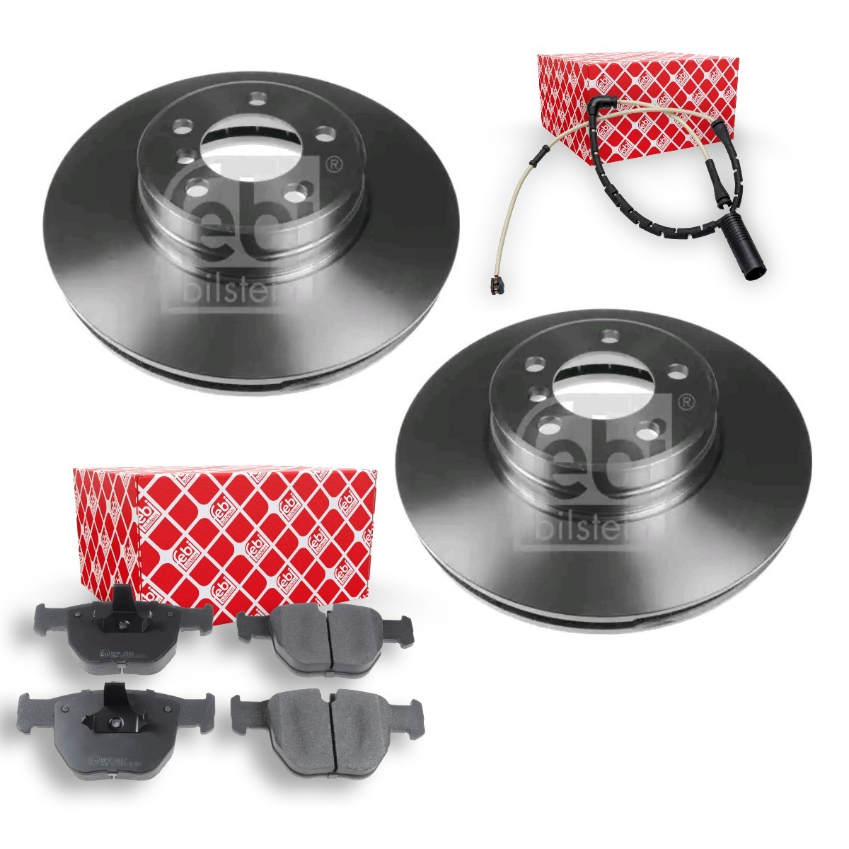FEBI BILSTEIN Bremseskiver og -klosser FBL3405N0320 FEBI BILSTEIN FBL3405N0320 Bremsesett AUDI A1 originale
