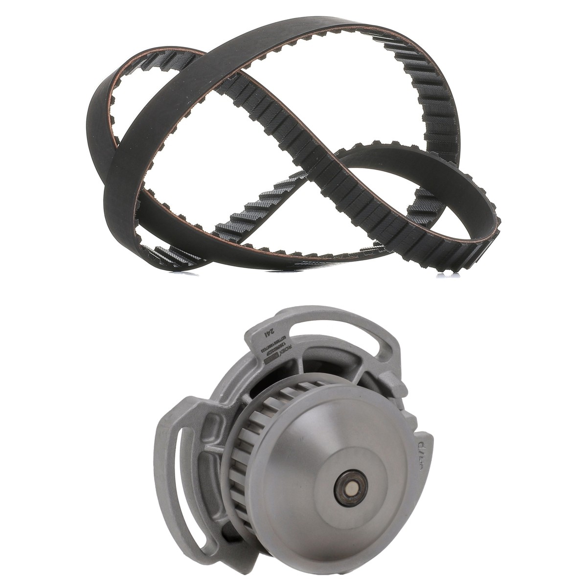 RIDEX PLUS Vodné čerpadlo + sada ozubeného remeňa 3096W0159P 3096W0159P Sada rozvodového remeňa Volkswagen TOURAN RIDEX PLUS